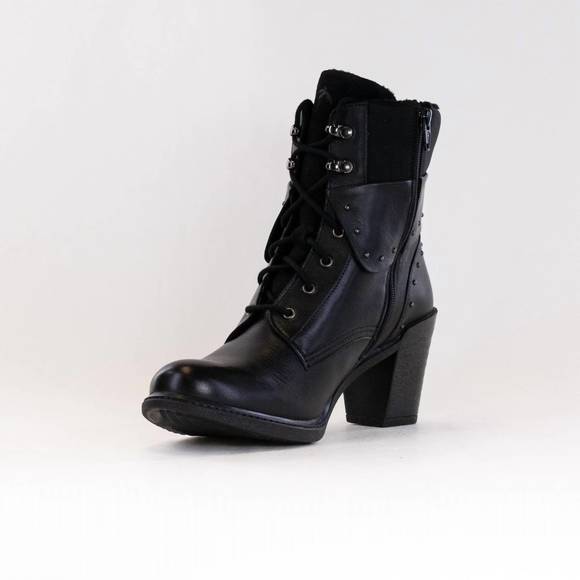 NEW DROMEDARIS women's gilly boots in black - Picture 4 of 6